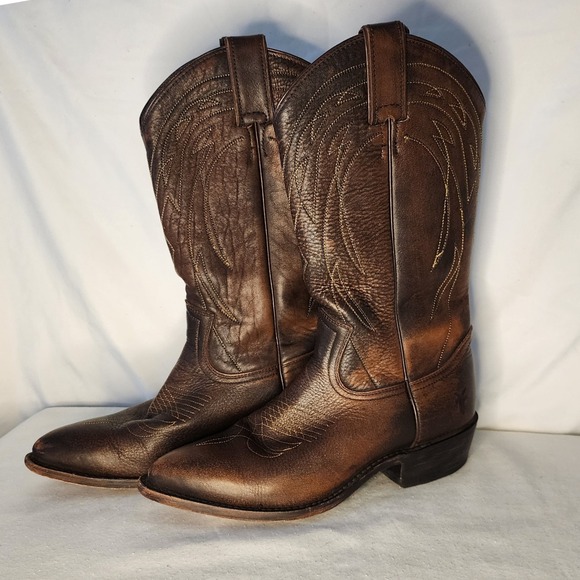 Frye Brown Heeled Boots - Picture 4 of 12